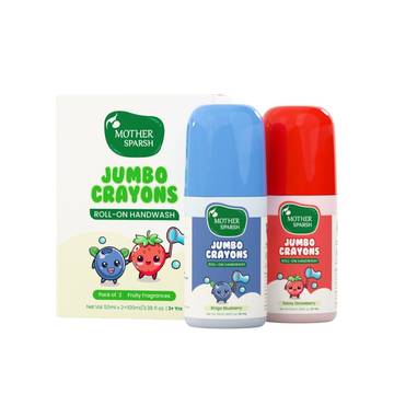 Mother Sparsh Jumbo Crayon Roll on Kids Hand Wash
